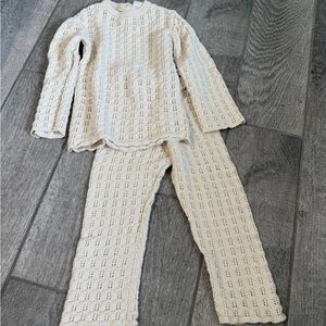 H&M kids Cream Knit set